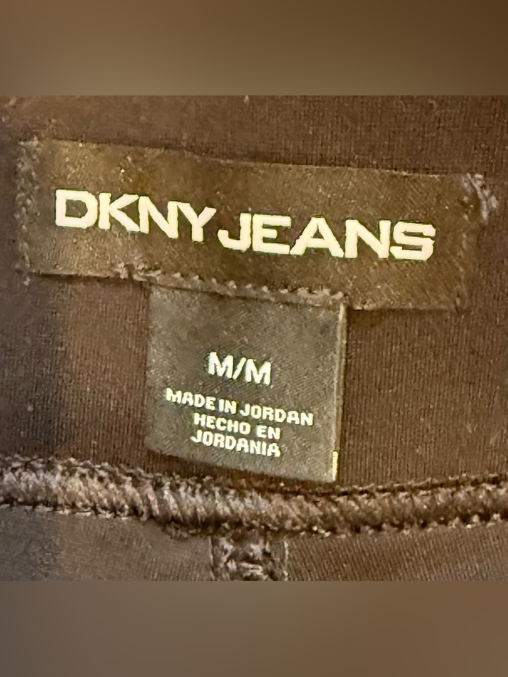 NWT DKNY Jeans Pull-On Ponte Stretch Black Mid-Rise Pant Women's Medium - Picture 5 of 9